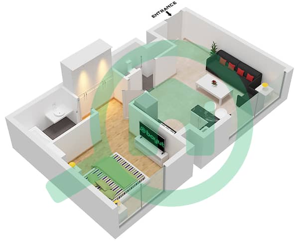 Type D Unit SB07 Floor Typical