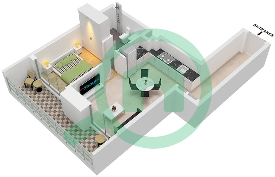 Type 1B Unit 1 Floor 1-16,18-31 Type 1B Unit 12 Floor 1 Type 1B Unit 14 Floor 2-9,11-16,18-19,21-25 Type 1B Unit 13 Floor 10,20 Type 1B Unit 10 Floor 26-31 المخططات الطابقية لتصميم النموذج / الوحدة 1B / UNIT 1 FLOOR 1-16 شقة 1 غرفة نوم - برج استوديو ون Type 1B Unit 1 Floor 1-16,18-31 Type 1B Unit 12 Floor 1 Type 1B Unit 14 Floor 2-9,11-16,18-19,21-25 Type 1B Unit 13 Floor 10,20 Type 1B Unit 10 Floor 26-31 interactive3D