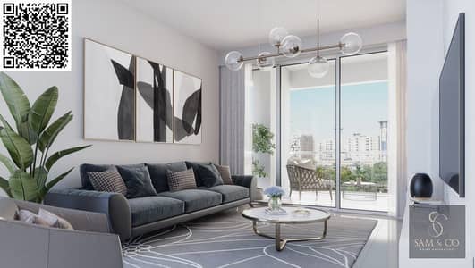 1 Bedroom Flat for Sale in Muwaileh, Sharjah - living-room-preview-almamsha-souks (1). jpg