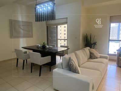 2 Bedroom Apartment for Rent in Jumeirah Beach Residence (JBR), Dubai - Marina View | Prime Location | Furnished