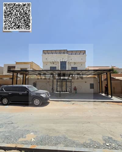 6 Bedroom Villa for Sale in Al Mowaihat, Ajman - Purple Floral Elegant Line Art Vintage Ribbon Motivational Christian Bible Verse Instagram Post. png. png