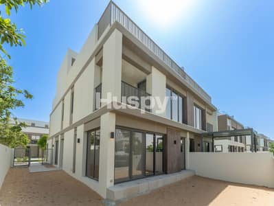4 Bedroom Villa for Rent in Tilal Al Ghaf, Dubai - Single Row | Lagoon Facing | Solar Panels