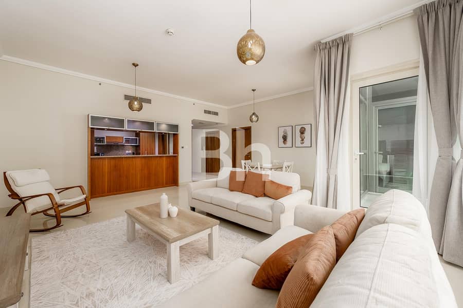 Stunning 1 Bed + Study | Marina View | Furnished