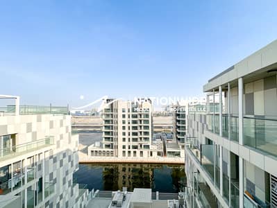 1 Bedroom Apartment for Rent in Al Raha Beach, Abu Dhabi - Vacant| Furnished| Spacious Balcony |Canal Views