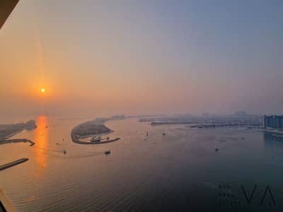 3 Bedroom Apartment for Sale in Dubai Harbour, Dubai - Corner Unit | Full Palm View | High Floor