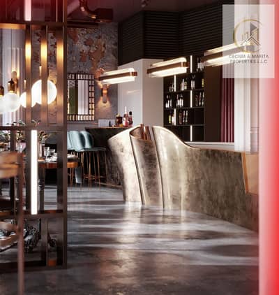 朱美拉环形村(JVC)， 迪拜 1 卧室单位待售 - Sky Suites - Bar 1. jpg