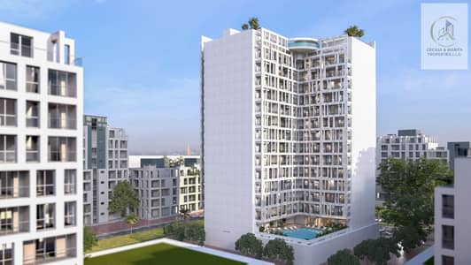 朱美拉环形村(JVC)， 迪拜 单身公寓待售 - Sky Suites Exterior - 2. jpg