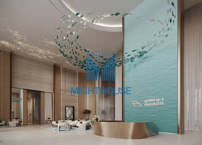 2 Cпальни Апартаменты Продажа в Бизнес Бей, Дубай - Aquarise Lobby-1. jpg