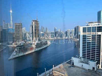 Office for Sale in Business Bay, Dubai - Canal+Burj Khalifa View | High ROI | Premium Space