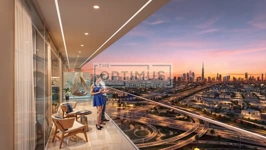 شقة 2 غرفة نوم للبيع في واحة دبي للسيليكون (DSO)، دبي - Balcony View-1-2. jpg