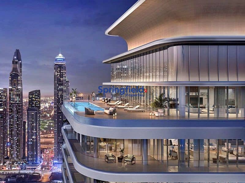 位于迪拜港，艾玛尔海滨社区，海湾胜景大厦 1 卧室的公寓 4600000 AED - 11985825