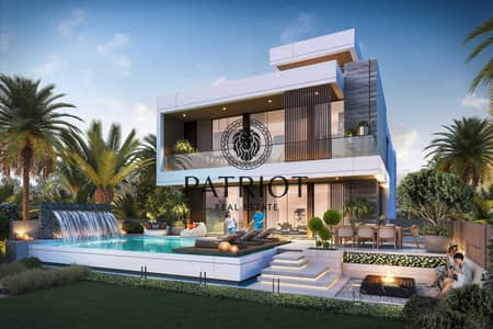 6 Cпальни Вилла Продажа в Дамак Лагунс, Дубай - V55 Morocco - Rear. jpg