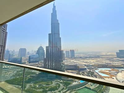 2 Bedroom Flat for Rent in Downtown Dubai, Dubai - Burj Khalifa View | Spacious Layout | High-Floor