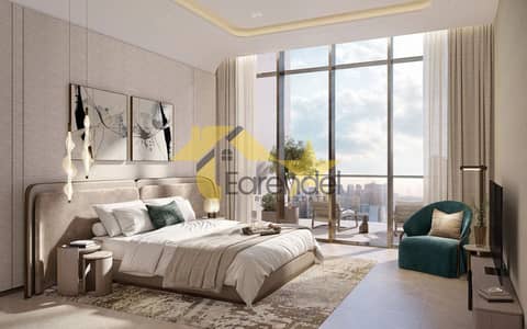 4 Cпальни Апартамент Продажа в Дубайский дизайнерский район, Дубай - Atelis_at_D3_Penthouse 01_Master Bedroom. jpg