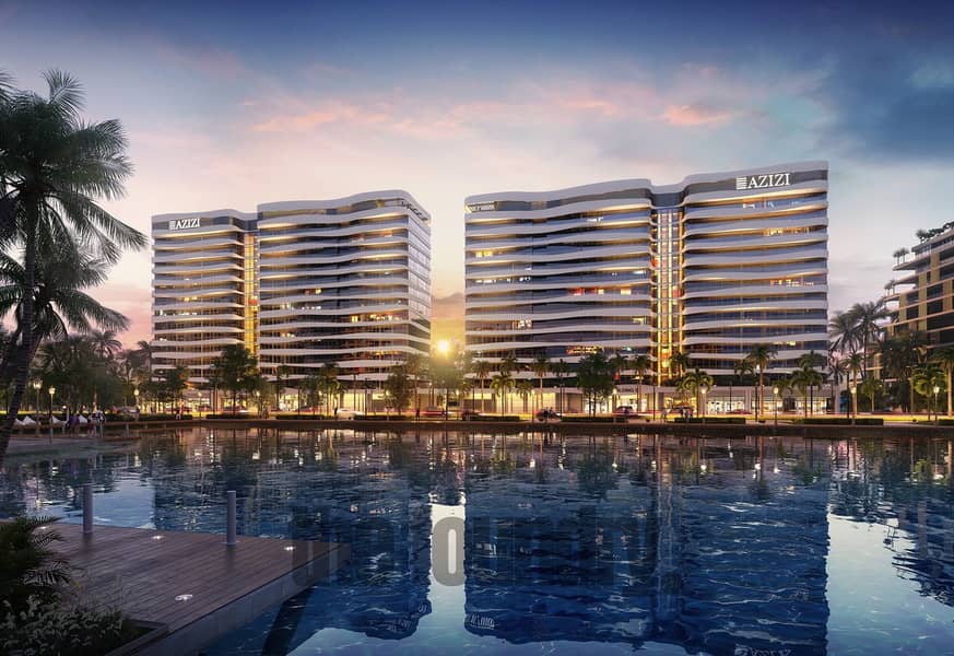 9 Dubai South_Azizi Venice_A 003_Front Water Side Evening_03. jpg