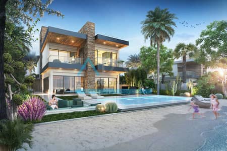 6 Cпальни Вилла Продажа в Дамак Лагунс, Дубай - VD1 Lagoon - Rear. jpg