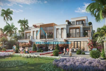 فیلا 4 غرف نوم للبيع في داماك لاجونز، دبي - Mykonos - Rear 01 Brown. jpg