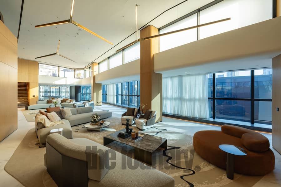 40 The OPUS Penthouse by OMNIYAT Double-Height Living Area. jpg
