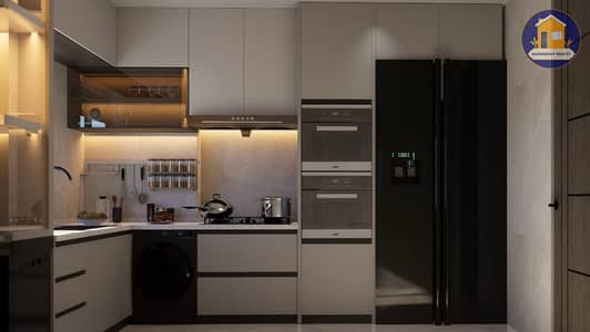 1 Спальня Апартамент Продажа в Маджан, Дубай - apartment with closed kitchen at Tulip Oasis 10 Majan Dubai - Copy. jpg