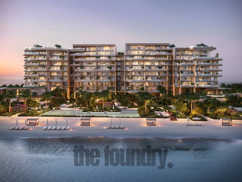 44 The Alba Residences Beaxh Side View Evening. jpg