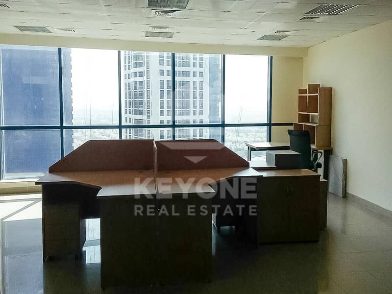 Jumeirah Bay X3 | Higher Floor | Fitted Office