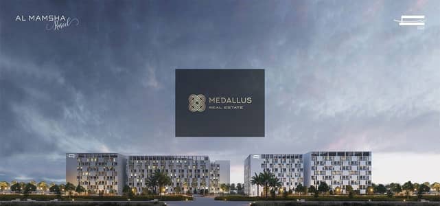 1 Bedroom Apartment for Sale in Muwaileh, Sharjah - Main-Render-Extended-Sky. jpg