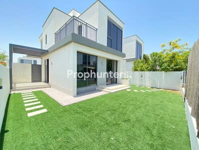 4 Bedroom Townhouse for Rent in Dubai Hills Estate, Dubai - 4 BR | maid's room | private garden | corner unit