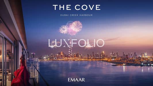 2 Bedroom Apartment for Sale in Dubai Creek Harbour, Dubai - High Floor / Partial Water View / Skyline View