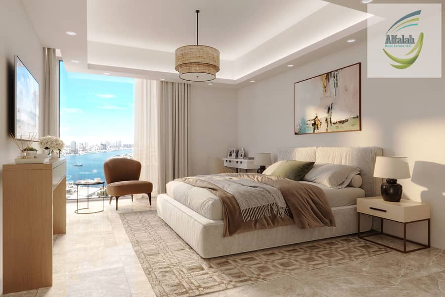 5 Standard Apt Bedroom Ajman Creek Towers. jpg