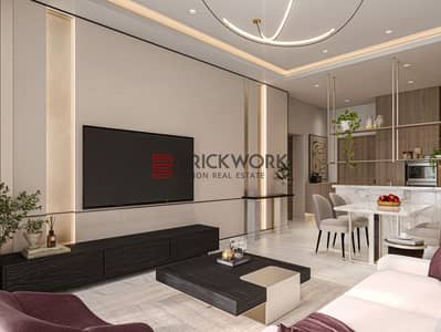 2 Bedroom Apartment for Sale in Majan, Dubai - Living room view 2. jpg