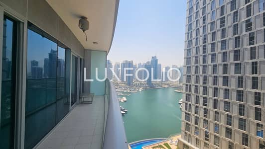1 Bedroom Flat for Rent in Dubai Marina, Dubai - Furnished | Marina and Sea VIew | 4 cheques
