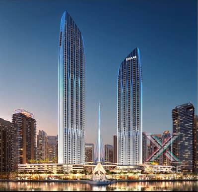 2 Bedroom Apartment for Rent in Dubai Creek Harbour, Dubai - Burj khalifa & Panoramic view | Exclusive hotel services