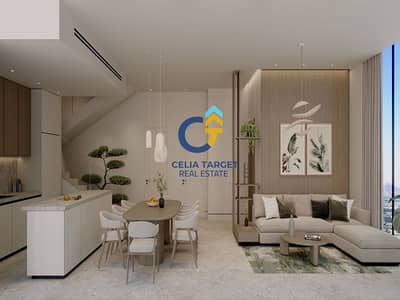 1 Bedroom Flat for Sale in Jumeirah Village Triangle (JVT), Dubai - 3BHK-Living Area - View 1. jpg