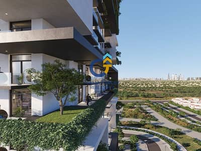شقة 2 غرفة نوم للبيع في مثلث قرية الجميرا (JVT)، دبي - Closeupbalcony. jpg