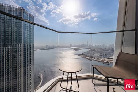 2 Bedroom Flat for Rent in Dubai Creek Harbour, Dubai - Full Creek View | Burj Khalifa View | High Floor