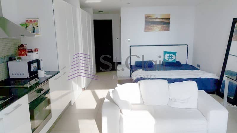 Fully Furnished Studio with Parking | Mid Floor