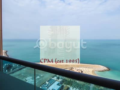 3 Bedroom Flat for Rent in The Marina, Abu Dhabi - Fairmount Residences 3 Bedroom Apt + Private Beach  - Rent AED 345,500/-