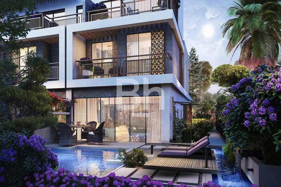 تاون هاوس في فيوليت 4،(أكويا من داماك) داماك هيلز 2 4 غرف 2400000 درهم - 12017834