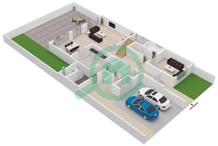 Al Sarfa Villas - 3 Bedroom Villa Type A Floor plan