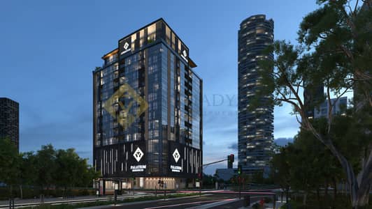 1 Спальня Апартаменты Продажа в Джумейра Вилладж Серкл (ДЖВС), Дубай - angle05night-. jpg
