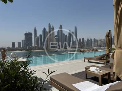 1 Bedroom Apartment for Rent in Dubai Harbour, Dubai - Full Marina View | High Floor | Vacant Now