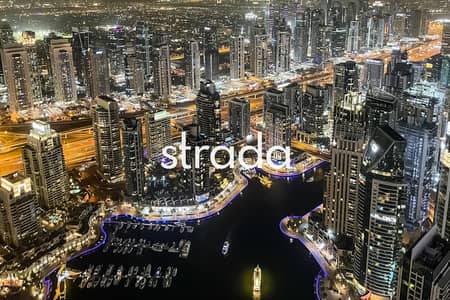 2 Bedroom Flat for Rent in Dubai Marina, Dubai - Views from every room | Unfurnished | Fendi Design