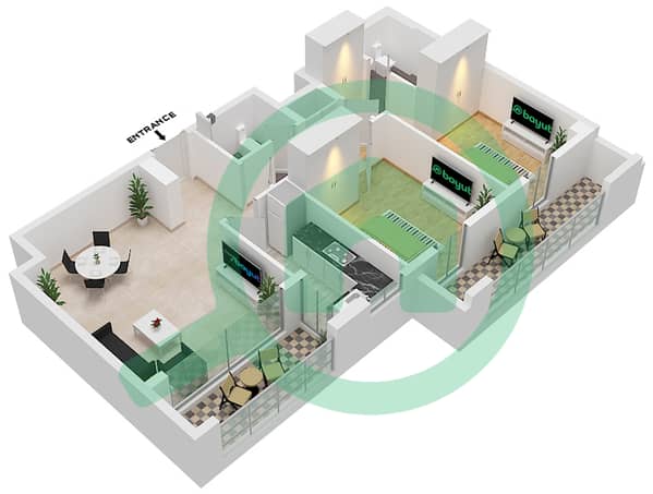 Type E Unit V23A  Floor 7
