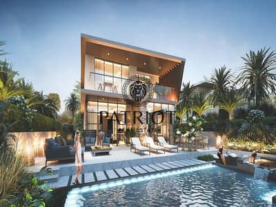 7 Cпальни Вилла Продажа в Дамак Лагунс, Дубай - VD1 villa - Malta Rear Night - Option 2 LR. JPG
