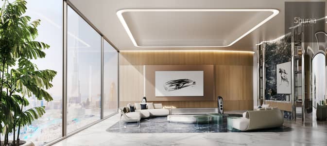 商业湾， 迪拜 2 卧室公寓待售 - BUGATTI RESIDENCES BY BINGHATTI Living room. jpg