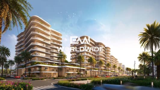 萨迪亚特岛， 阿布扎比 1 卧室单位待售 - MamshaGardens_2-1536x864. jpg
