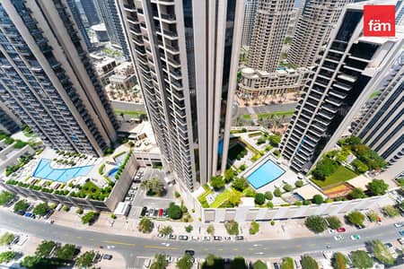 2 Bedroom Apartment for Rent in Downtown Dubai, Dubai - Full burj khalifa view from high floor