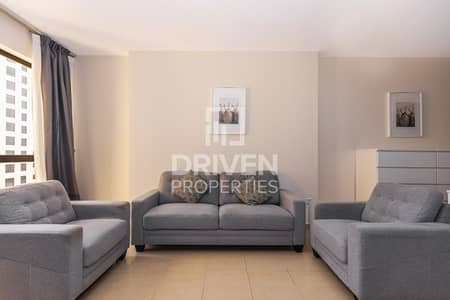 Studio for Rent in Jumeirah Beach Residence (JBR), Dubai - Fully Furnished Unit with Community View