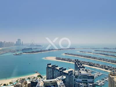 1 Bedroom Flat for Rent in Palm Jumeirah, Dubai - Corner Unit | High Floor | Panoramic Views