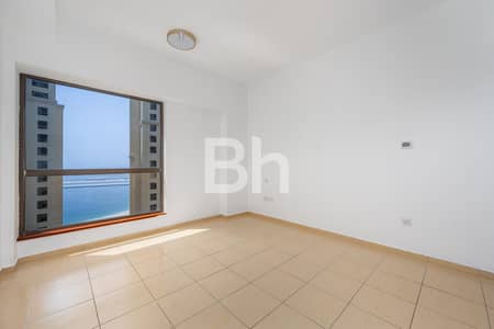 3 Bedroom Apartment for Rent in Jumeirah Beach Residence (JBR), Dubai - Vacant | Sadaf 1 | Partial Marina and Sea view